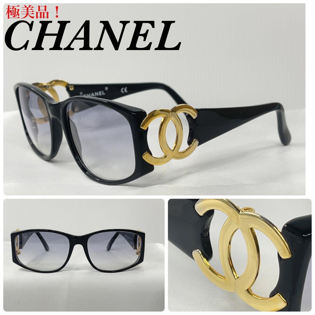 極美品 )CHANEL シャネル ココ金具 95Pヴィンテージ サングラス｜Yahoo