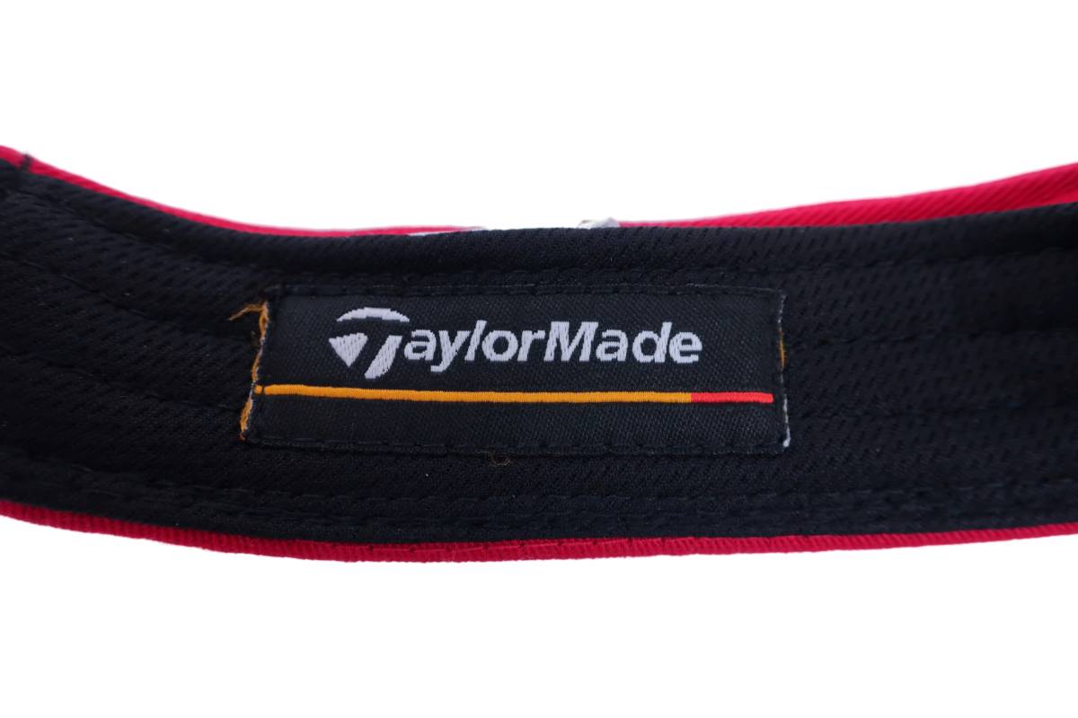 [ thanks sale ]TaylorMade( TaylorMade ) козырек красный мужской свободный размер Golf сопутствующие товары 2302-0230 б/у 