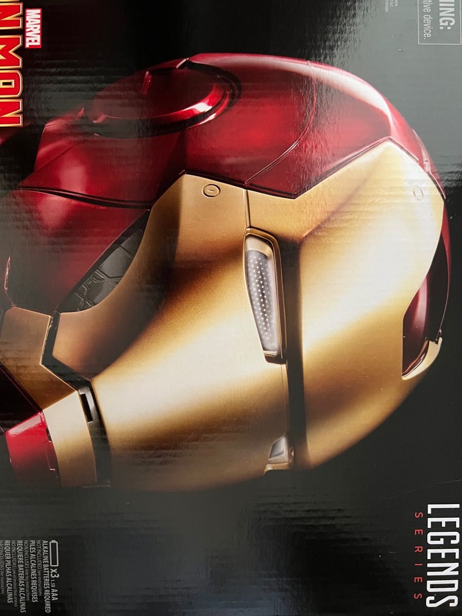 新品未使用！未開封！アイアンマンヘルメット　1/1　アベンジャーズ　コスプレ　マーベル