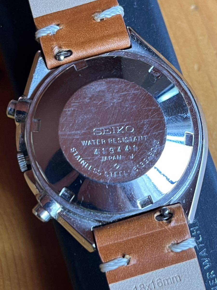 SEIKO スピードタイマー セイコー クロノグラフ 6139-8040 Speed-Timer