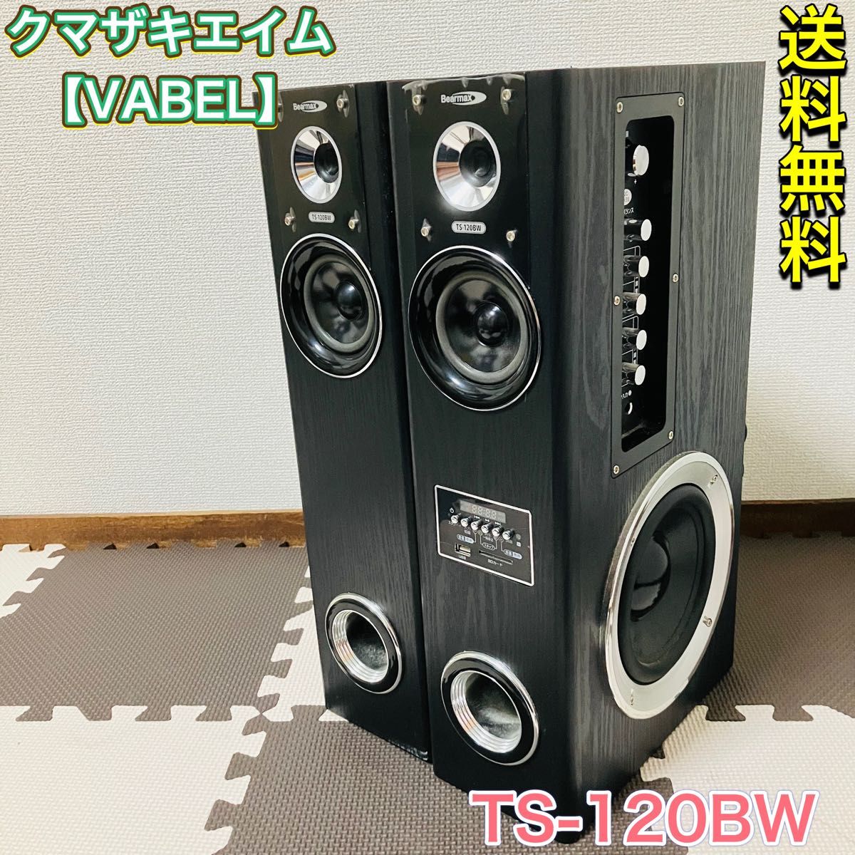 通販限定モデル クマザキエイム アンプ内蔵タワースピーカー VABEL