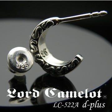 ハーフ フープ ピアス ロードキャメロット Lord Camelot LC522 シルバー リリー クロス 片耳用の画像2