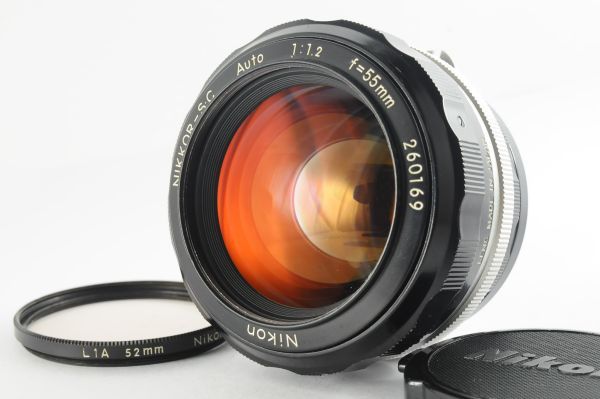 ☆極上美品☆Nikon ニコン Nikkor-S.C Auto 55mm F1.2 非Ai 清潔感