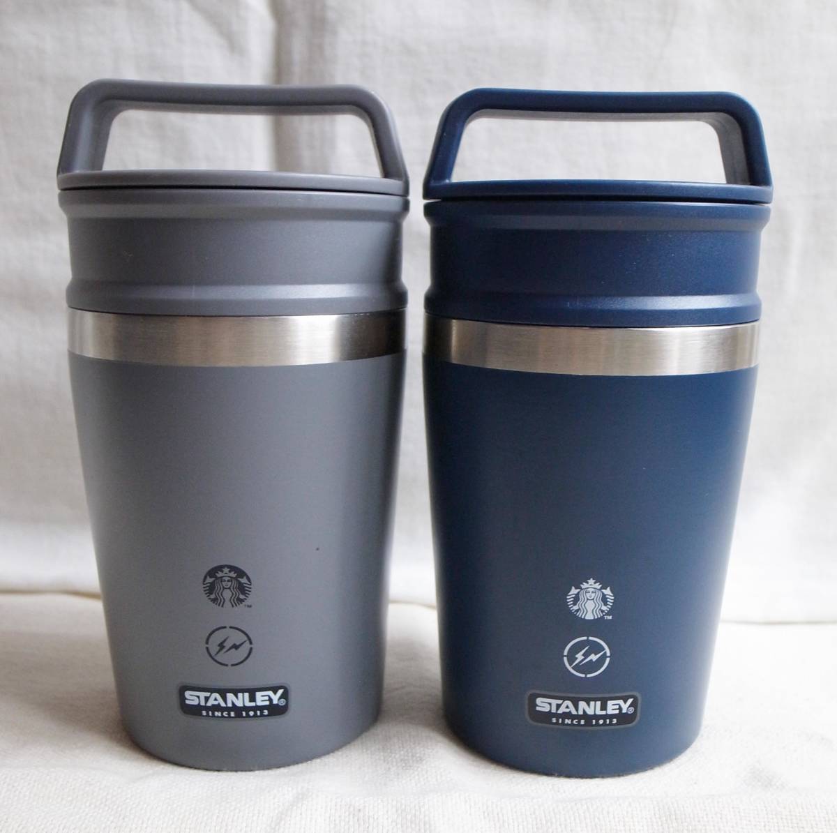 スターバックス ステンレスボトルフラグメント×STANLEYグレー236ml