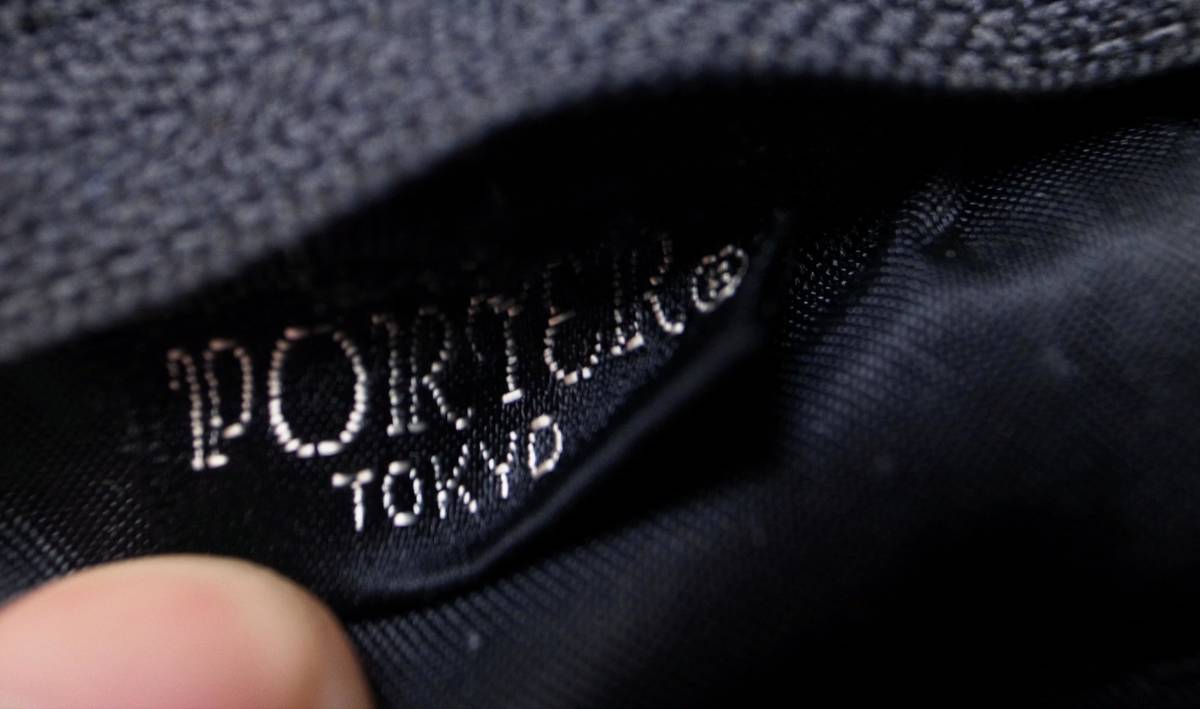 PORTER Porter TANKER tongue car SHORT HELMETBAG helmet bag L black made in Japan 