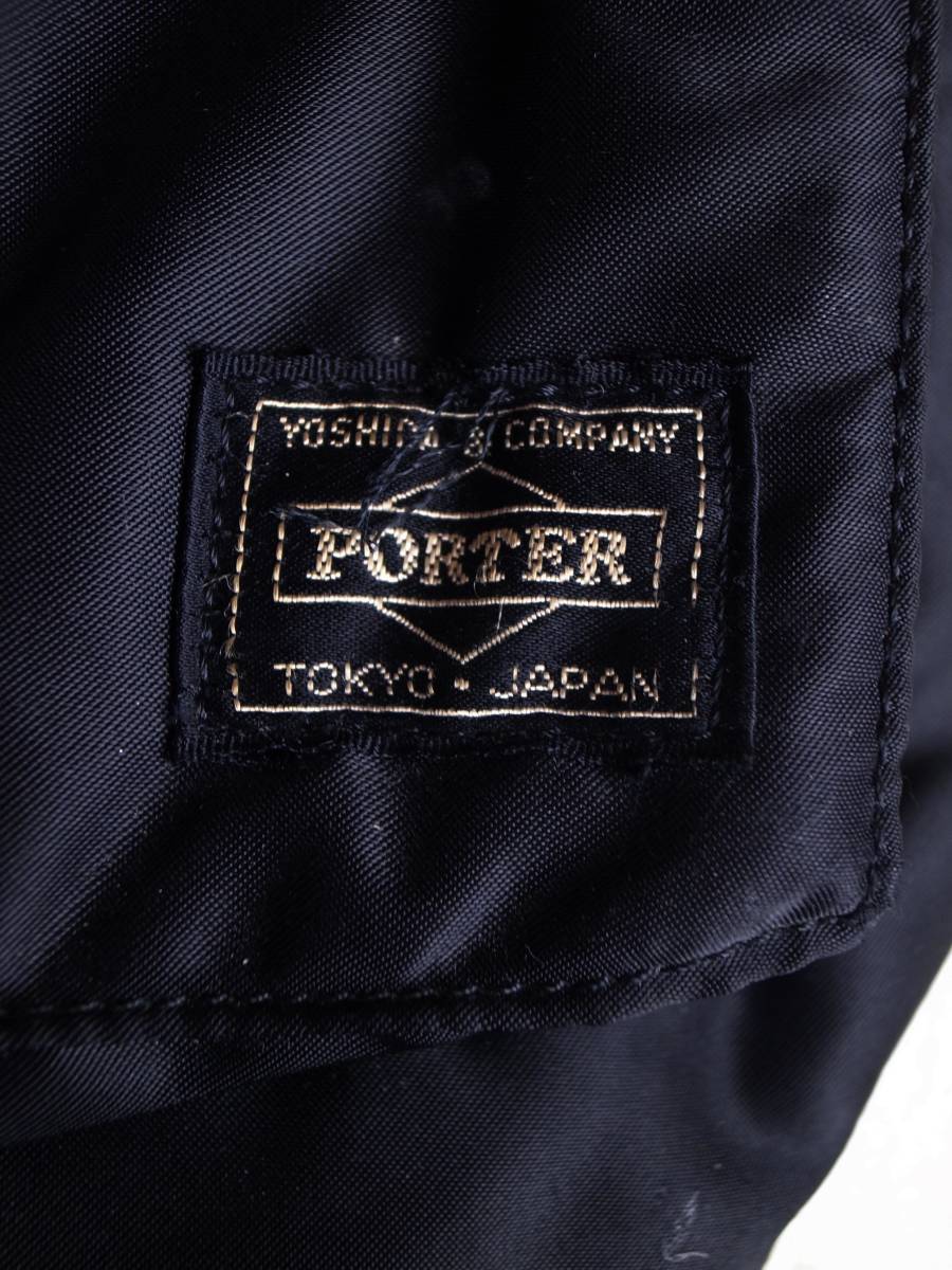 PORTER Porter TANKER tongue car SHORT HELMETBAG helmet bag L black made in Japan 