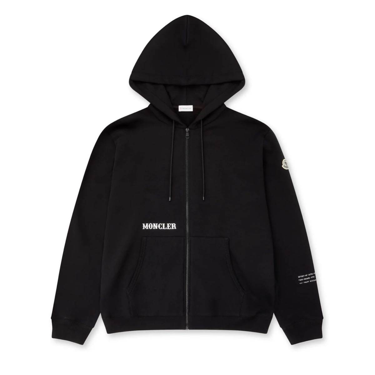 7 moncler genius fragment EMBROIDERED HOODIE XL FRGMT フラグメント モンクレール HIROSHI FUJIWRA パーカー_画像1