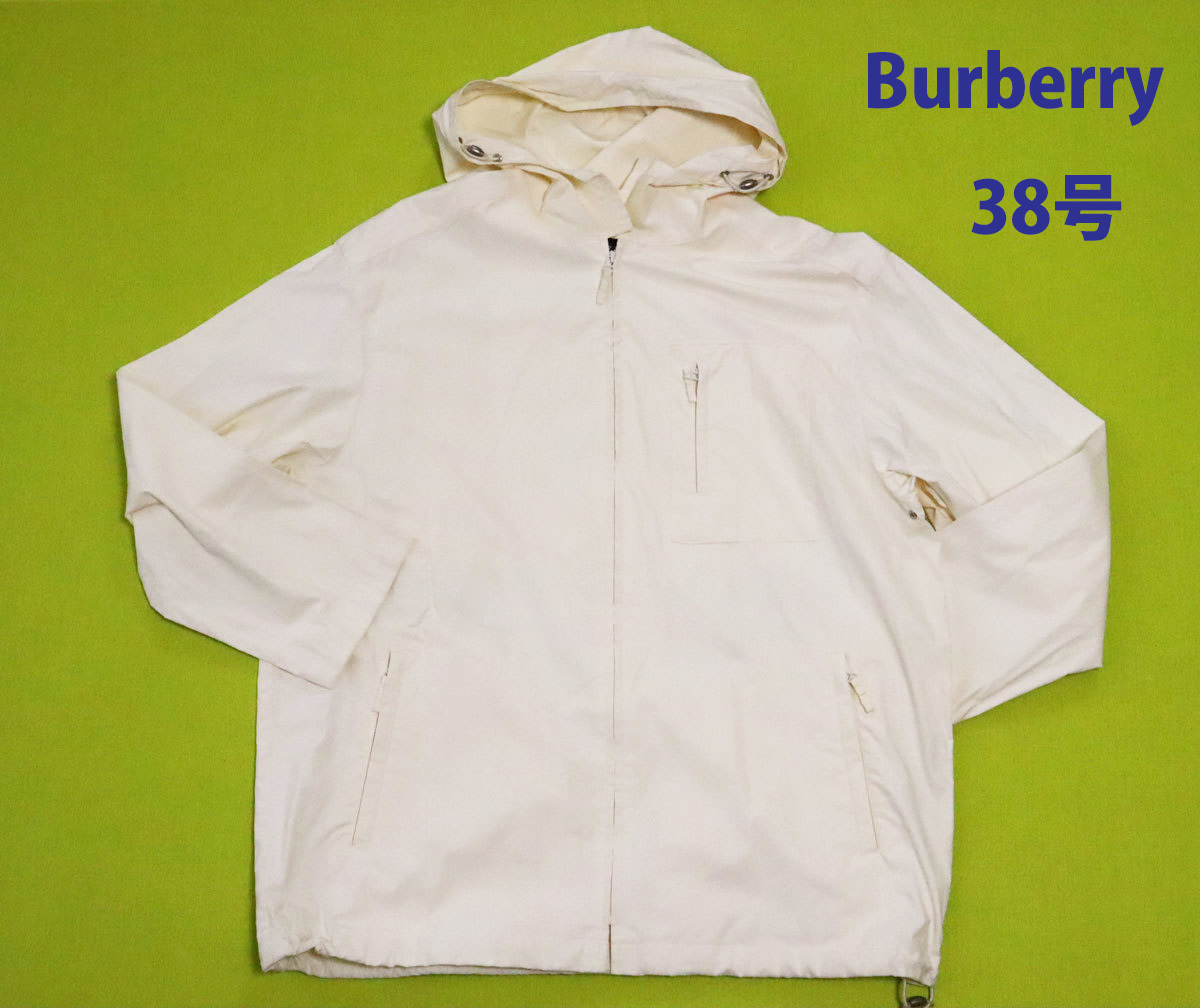 742　バーバリー(三陽商会）Burberry　わけあり　綿コート　スプリングコート　新品　白　春　9号　レディースファッション　値札付き