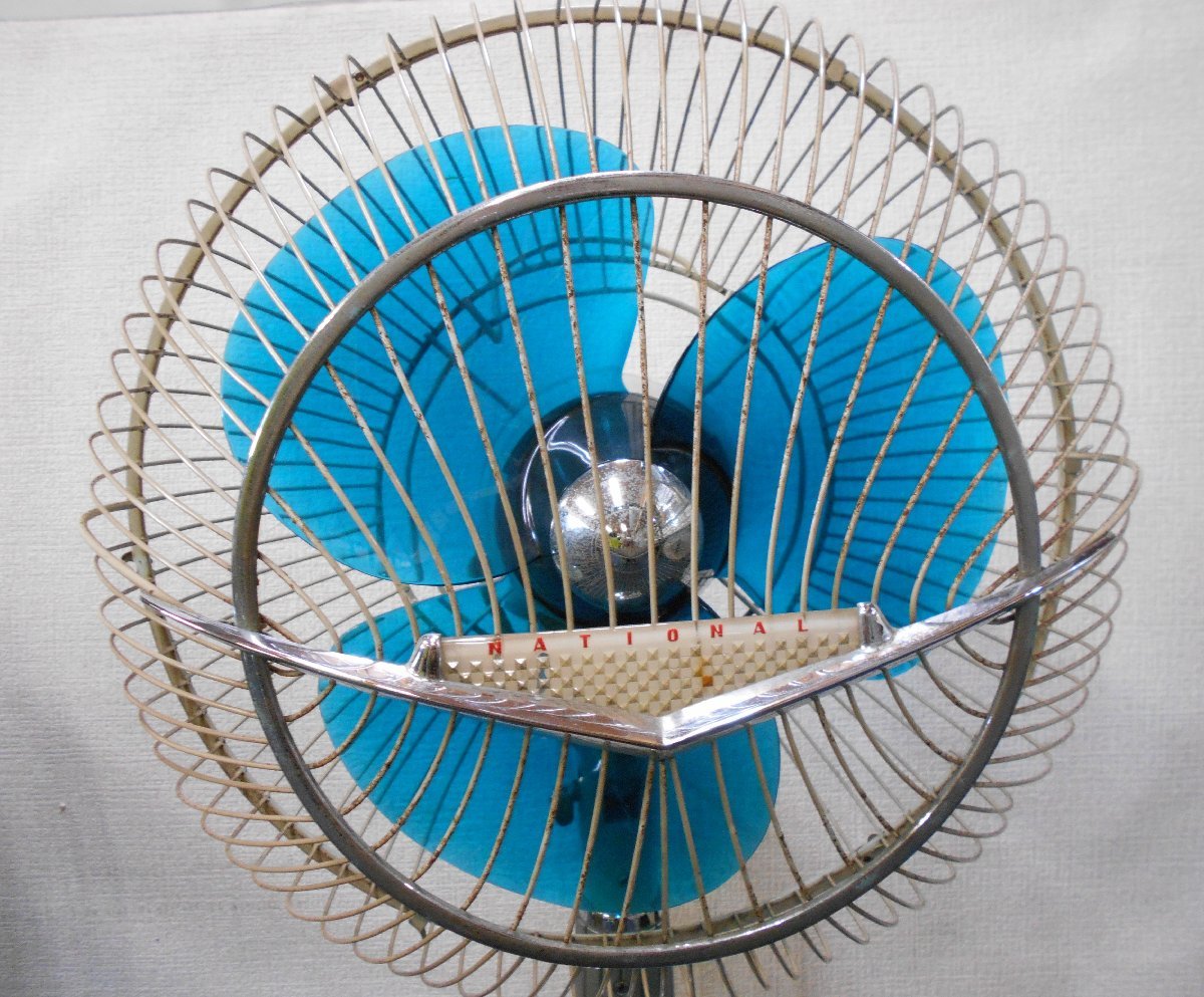 National ナショナル ELECTRIC FAN 扇風機 F-30CE 3枚羽根 30cm 家電