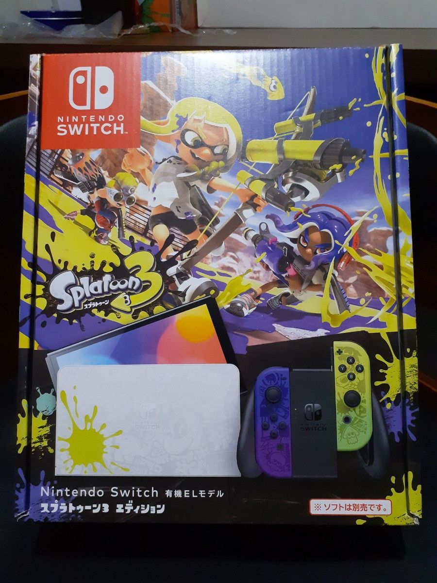 【極美品】Nintendo Switch 有機ELモデル スプラトゥーン3 エディション 本体 ニンテンドースイッチ 任天堂