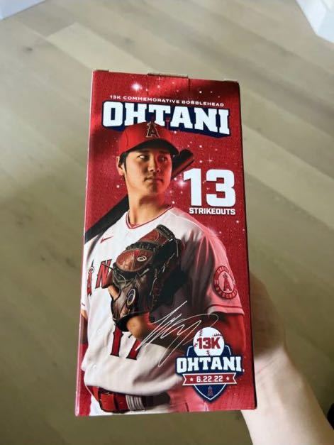 2023/4/8 限定品 大谷翔平 13奪三振記念 非売品 ボブルヘッド 侍
