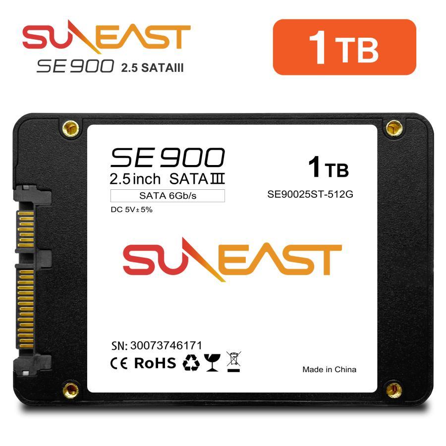 SUNEAST】SE90025ST-01TB 内蔵SSD 2.5インチSATA3 6Gb/s 3D NAND PS4
