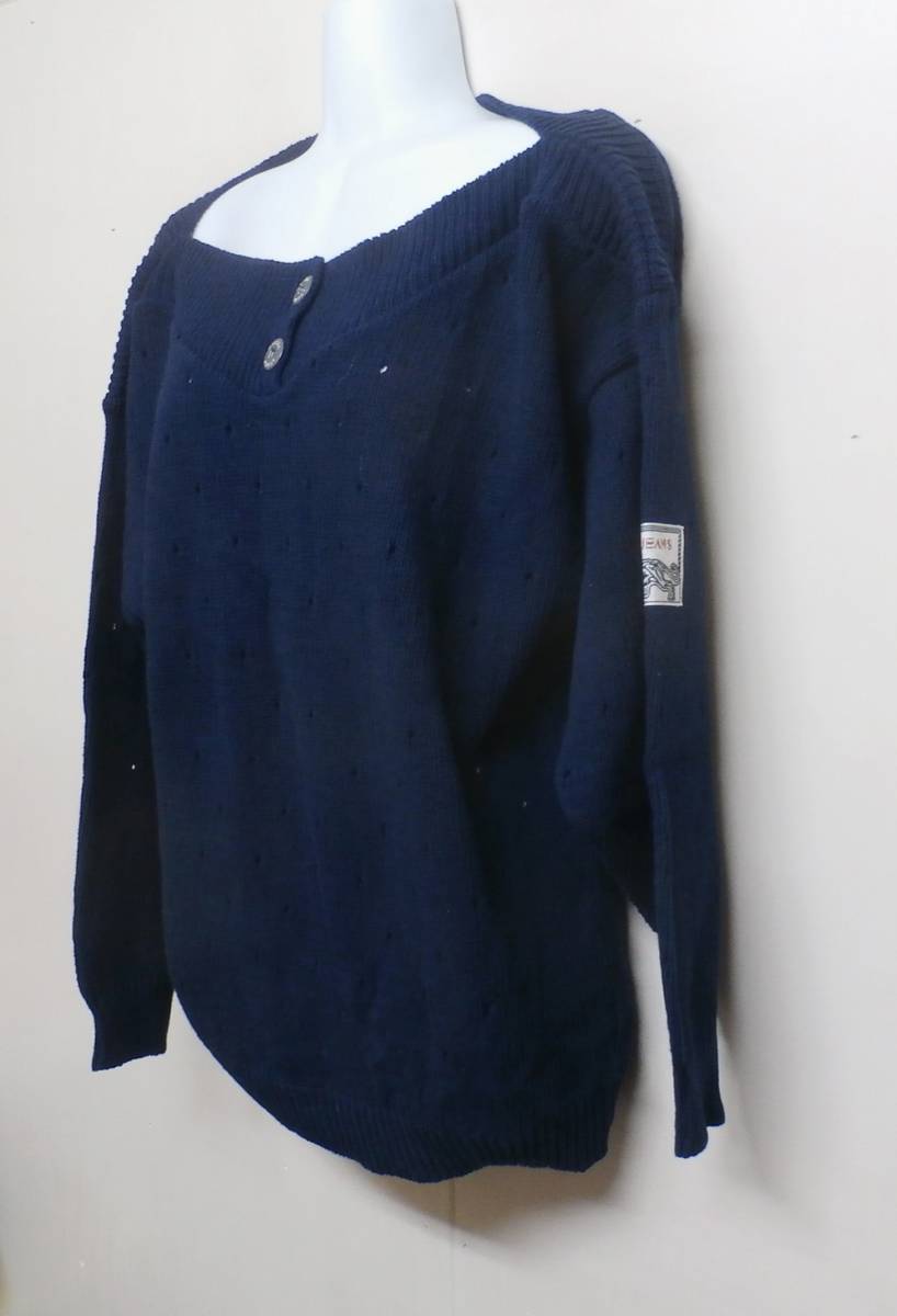 [30897] KRIZIA JEANS / с биркой не использовался товар / хлопок / темно-синий цвет tops 