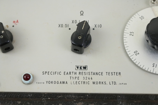 【横河電機】（Yew type 3244）大地比抵抗測定器　未チェック　管ざ8166_画像8