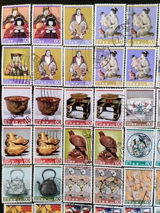 使用済み切手 「第１次伝統工芸品」 ２８種完 ６７枚の画像2