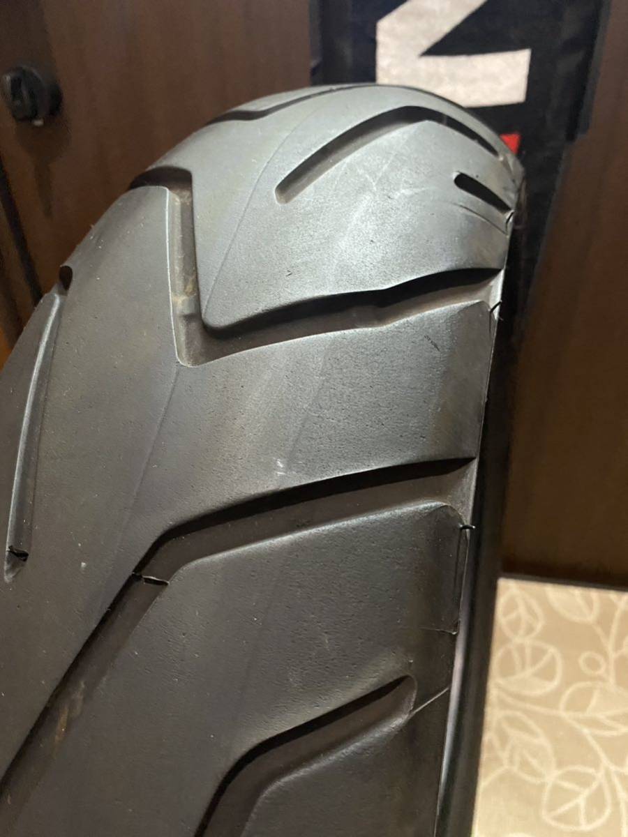 中古MCタイヤ BRIDGESTONE BATTLAX ADVENTURE A41 170/60R17 ブリヂストン バトラックス アドベンチャー 170 60 17 1119 K3683_画像2