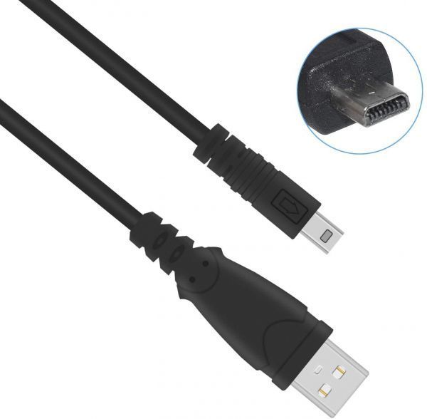 [ new goods ] Sony Sony Cybershot Cyber Shot interchangeable 1.5M 8 pin data transfer battery charge USB cable E335