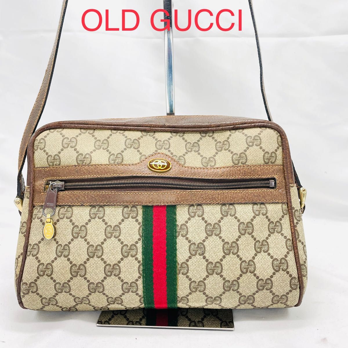 GUCCI オールドグッチ シェリーライン ショルダーバッグ GGスプリーム