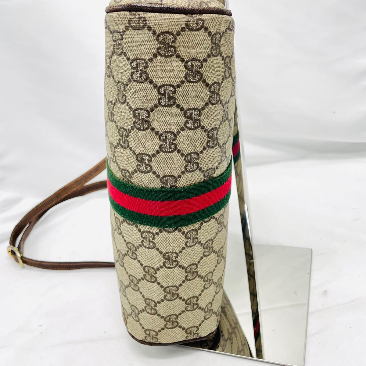GUCCI オールドグッチ シェリーライン ショルダーバッグ GGスプリーム