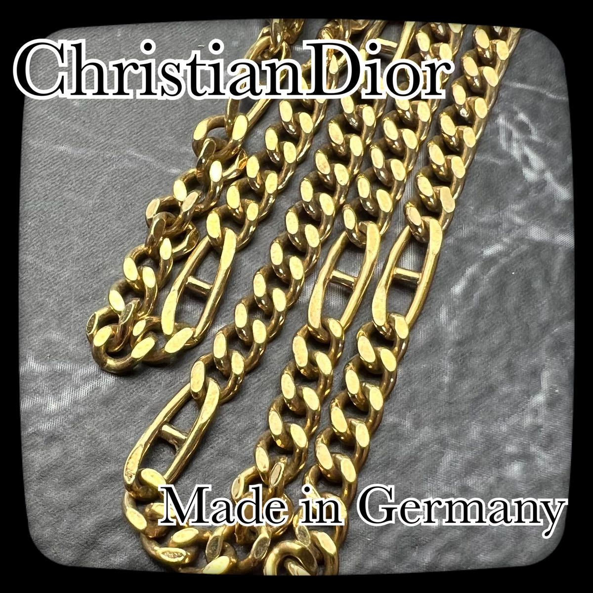ChristianDior ディオール　ゴールド　喜平　ドイツ製　ネックレス　美品