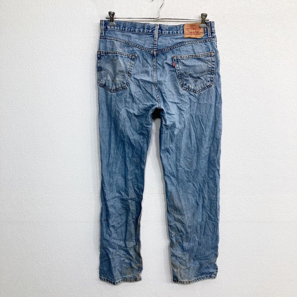 Levi's 550 デニムパンツ W36 リーバイス リラックスフィット ビッグサイズ ブルー 古着卸 アメリカ仕入 2305-1396_画像6