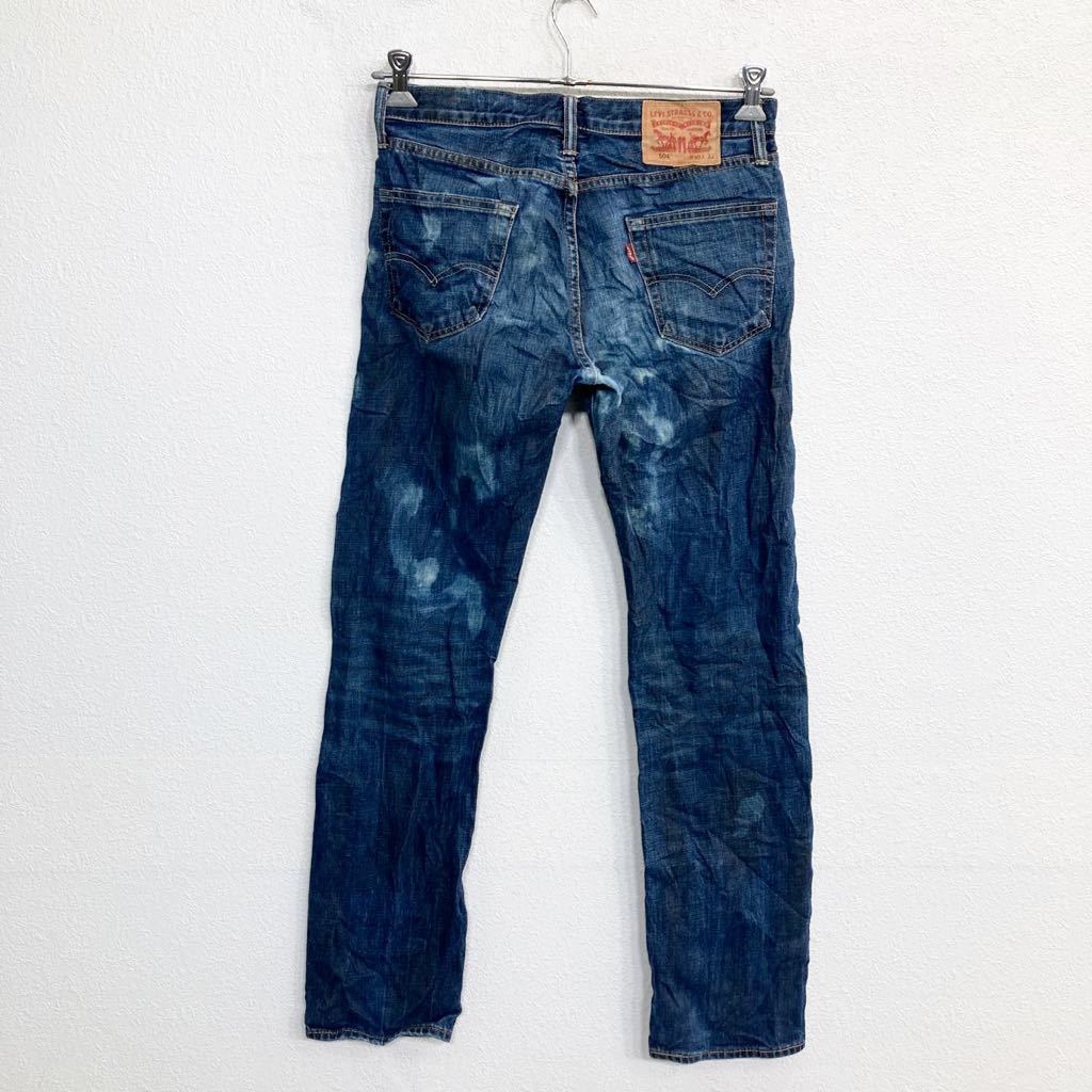 Levi's 504 デニムパンツ W30 リーバイス レギュラーストレート インディゴ 古着卸 アメリカ仕入 2305-1466_画像5