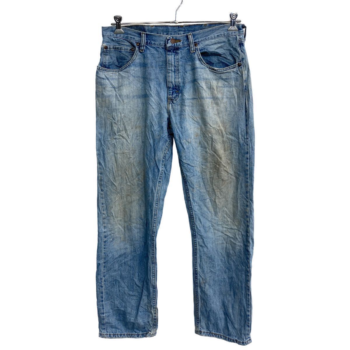 Wrangler  Denim   брюки   W34  Wranger  ... Fit   light  голубой  Мексика   пр-во    бу одежда ...  Америка ... 2304-2040