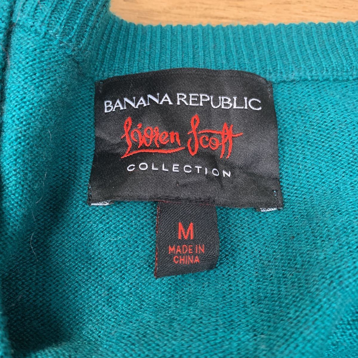 BANANA REPUBLIC ニットカーディガン ウィメンズ M グリーン スパンコール バナナリパブリック 古着卸 アメリカ仕入れ a404-5878_画像8