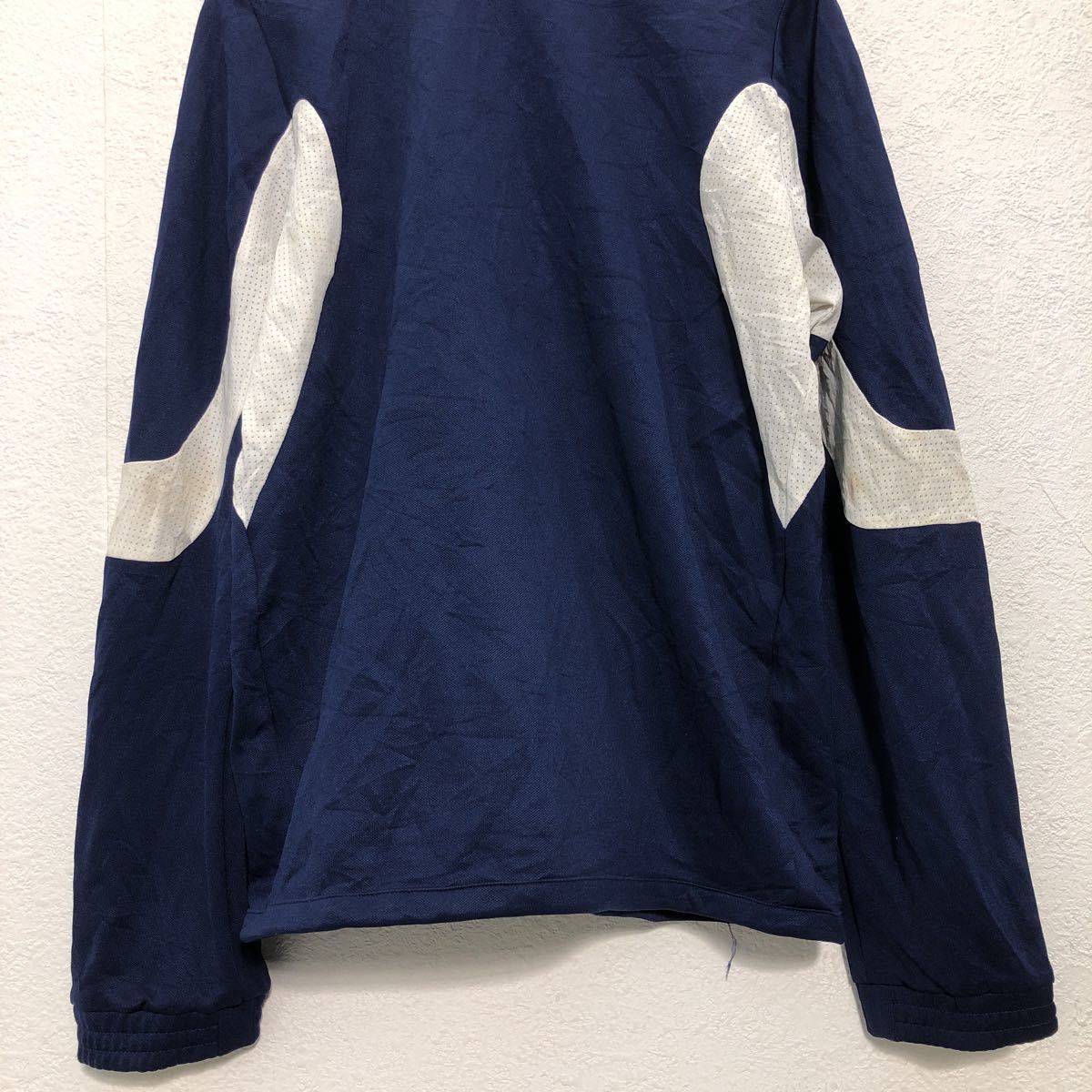 adidas jersey 160 navy white Adidas Kids mesh Zip up pocket sport old clothes . America buying up a505-5165