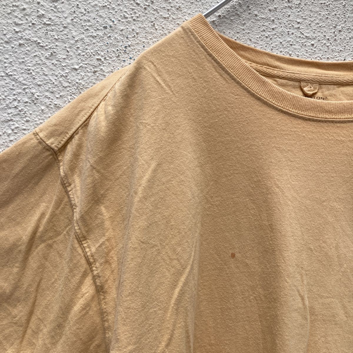 COVINGTON 半袖 プリント Tシャツ XL くすみカラー イエロー ビーチ ビッグサイズ 古着卸 アメリカ仕入 a505-5322_画像4