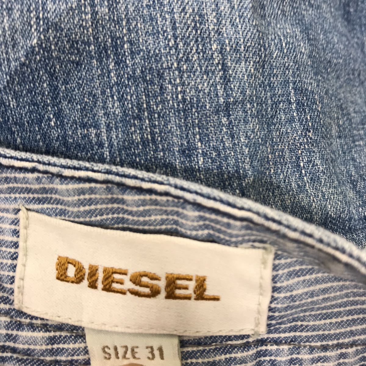 DIESEL デニムハーフパンツ W31 ディーゼル ブルー 古着卸 アメリカ仕入 2305-618_画像6