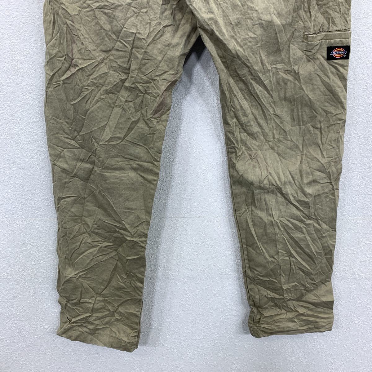 Dickies ワーク・ペインターパンツ W38 ディッキーズ ベージュ スリムストレート 古着卸 アメリカ仕入 2305-670_画像9