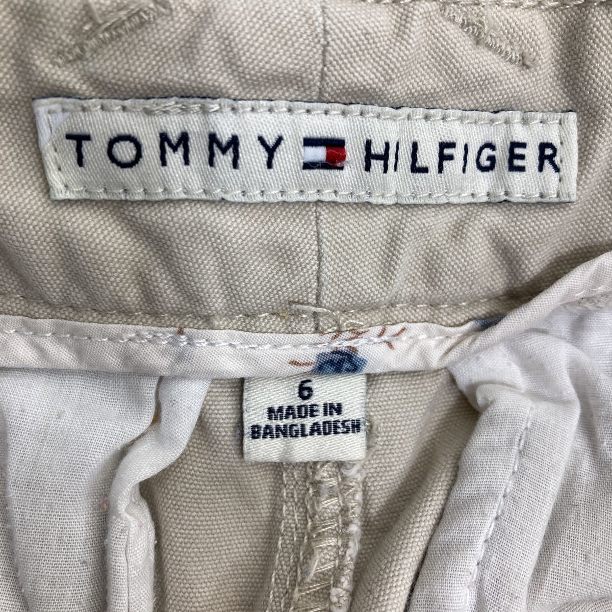 TOMMY HILFIGER カーゴ ショートパンツ W31 トミーヒルフィガー ウィメンズ ベージュ 古着卸 アメリカ仕入 2305-736_画像9