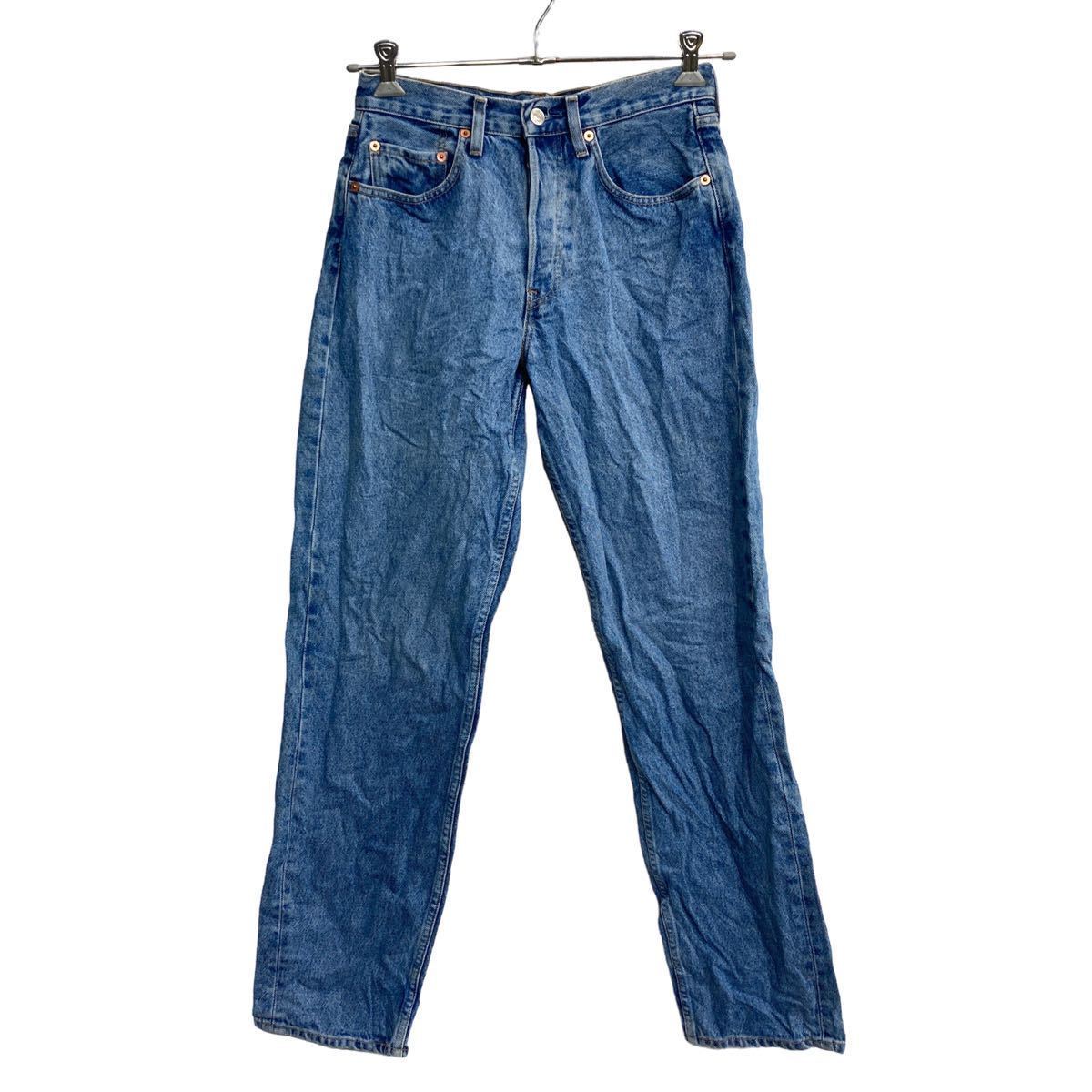 Levi's 518 デニムパンツ W29 リーバイス ボタンフライ ブルー 古着卸 アメリカ仕入 2305-1149_画像1