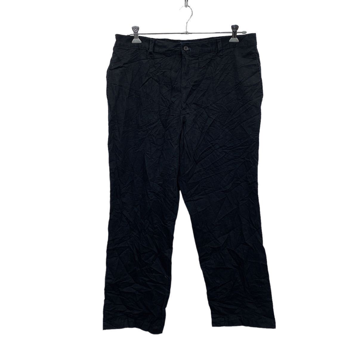 DOCKERS chino pants W38 Docker's black big size simple old clothes . America buying up 2305-1360