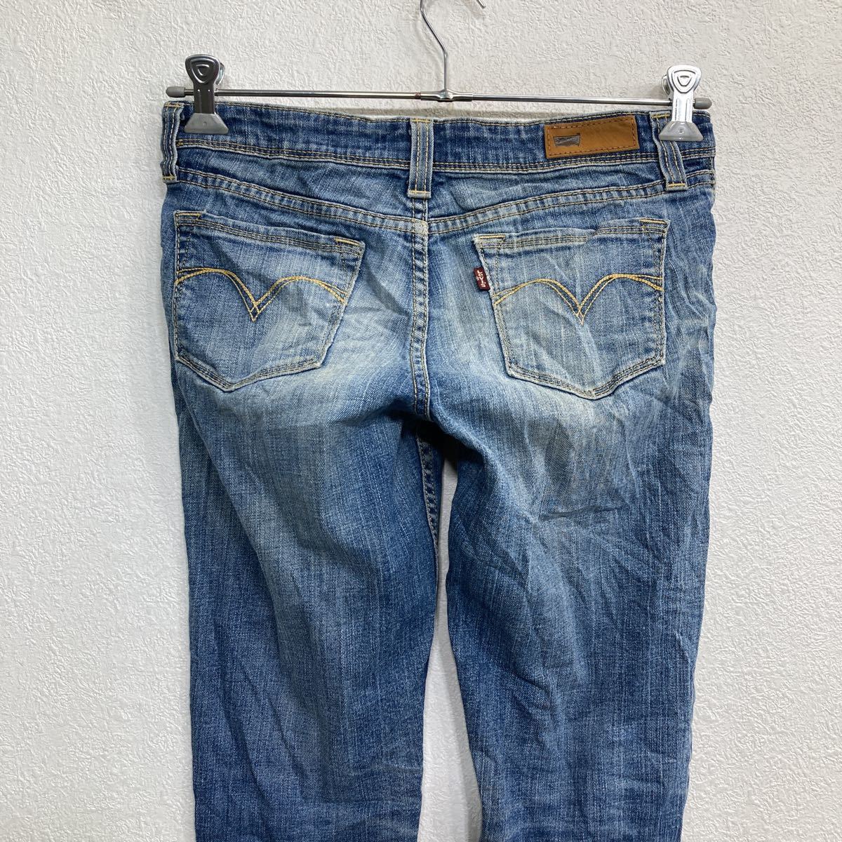 Levi's デニムパンツ W31 リーバイス ウィメンズ ブーツカットスキニー インディゴ 古着卸 アメリカ仕入 2305-1477_画像7