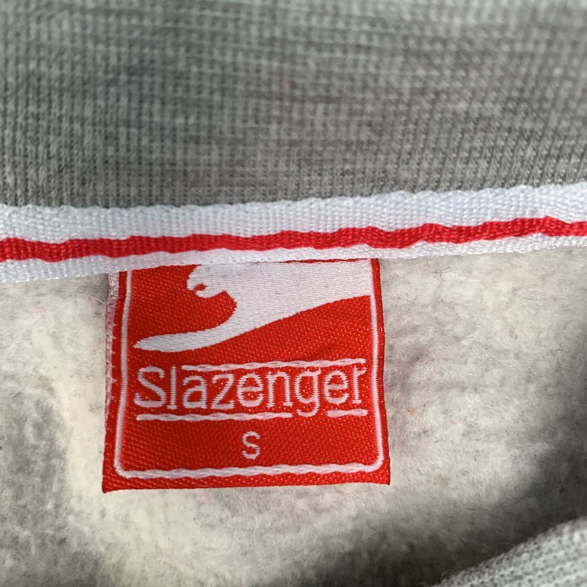 Slazenger スウェット トレーナー S グレー ワンポイントロゴ 古着卸 アメリカ仕入れ a412-5044_画像7