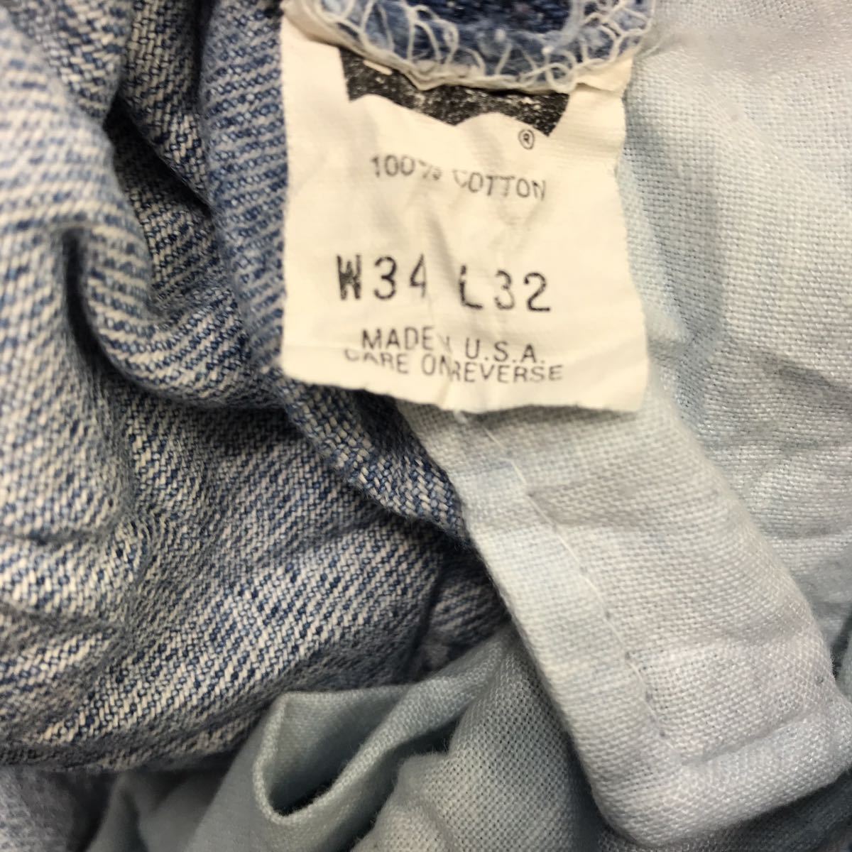 Levi's 505 デニムパンツ W34 リーバイス USA製 ライトブルー 古着卸 アメリカ仕入 2305-1752_画像8