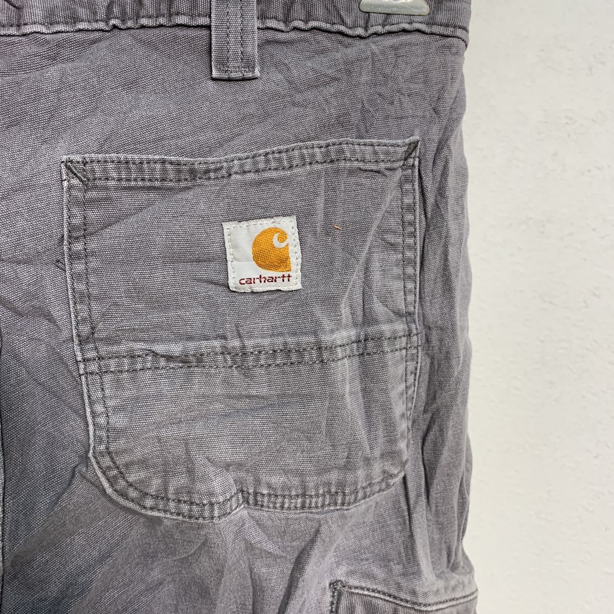 Carhartt ワークパンツ W32 グレー カーハート 103342 リラックスフィット ストリート 古着卸 アメリカ仕入れ b402-256_画像8