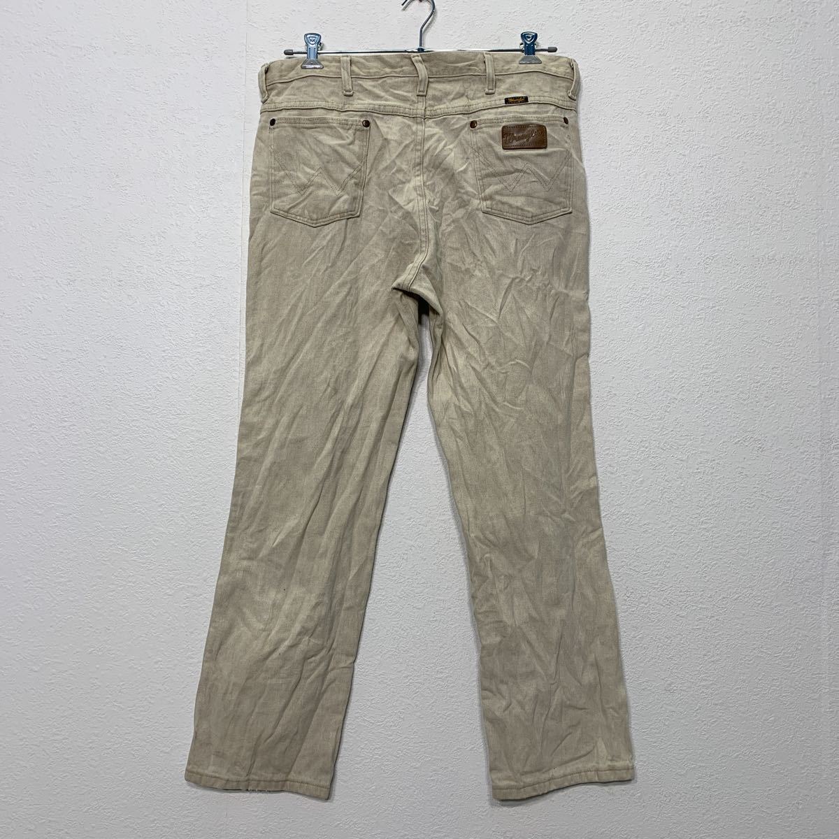 Wrangler 936TAN デニムパンツ W36 ビッグサイズ ラングラー ジーンズ ベージュ 古着卸 アメリカ仕入れ b406-48_画像4