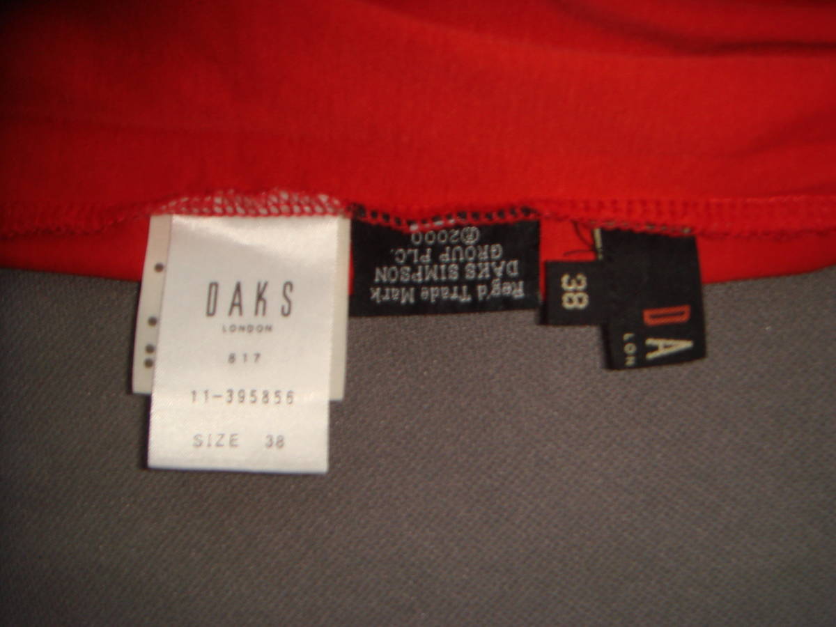 DAKS LONDON ダックス Tシャツ サイズ 38 日本製_画像4