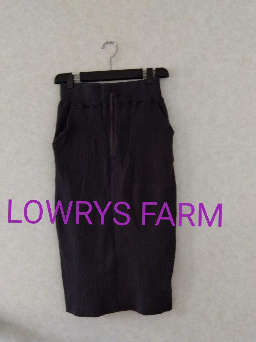 LOWRYS FARM(ローリーズファーム)ロング リブ タイトスカート