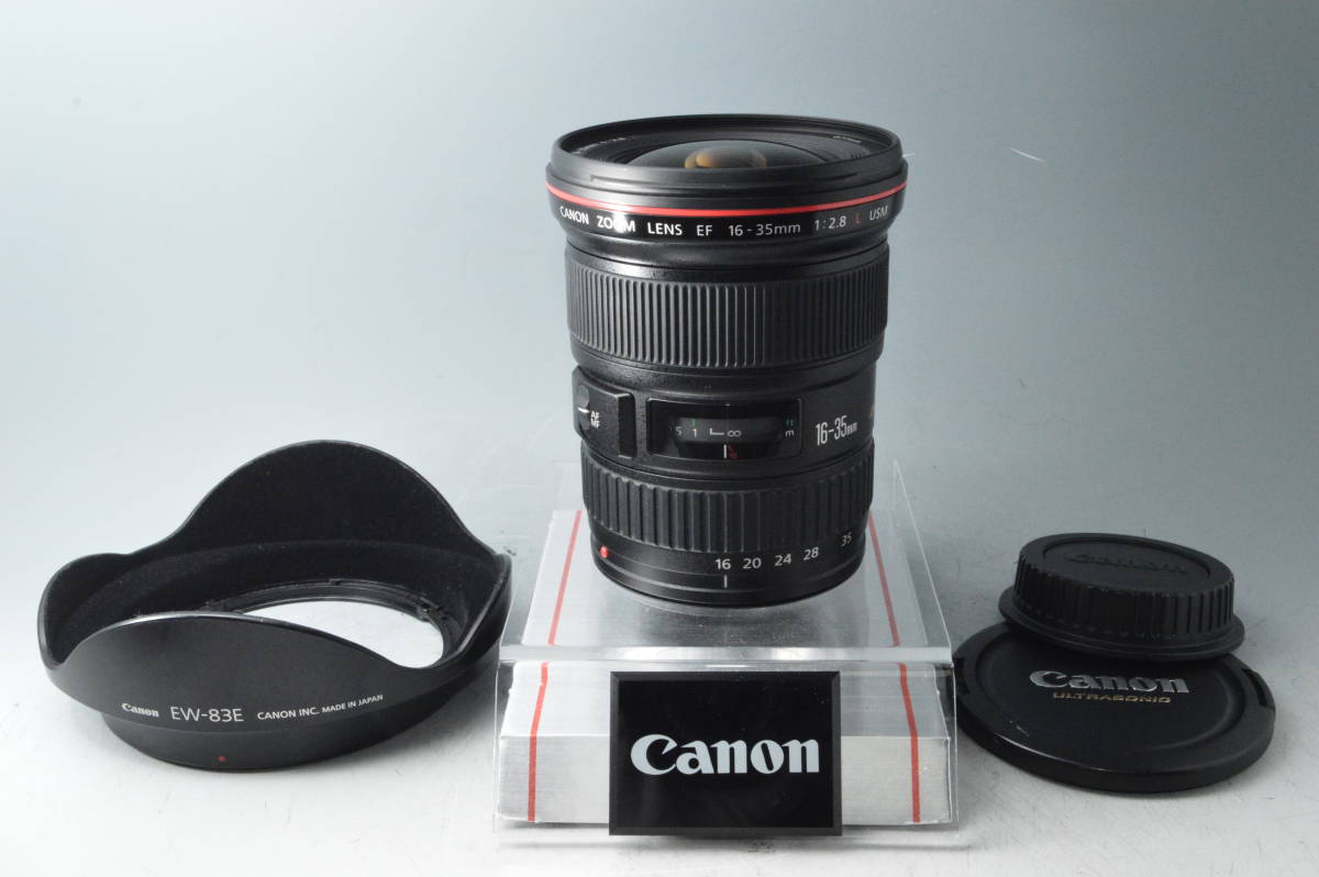 最新な #9775【美品】 Canon キヤノン EF16-35mm F2.8L USM キヤノン