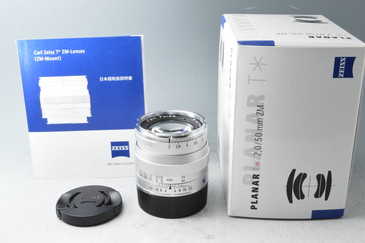 9844【外観美品】 Carl Zeiss カールツァイス Planar T* 50mm F2 ZM