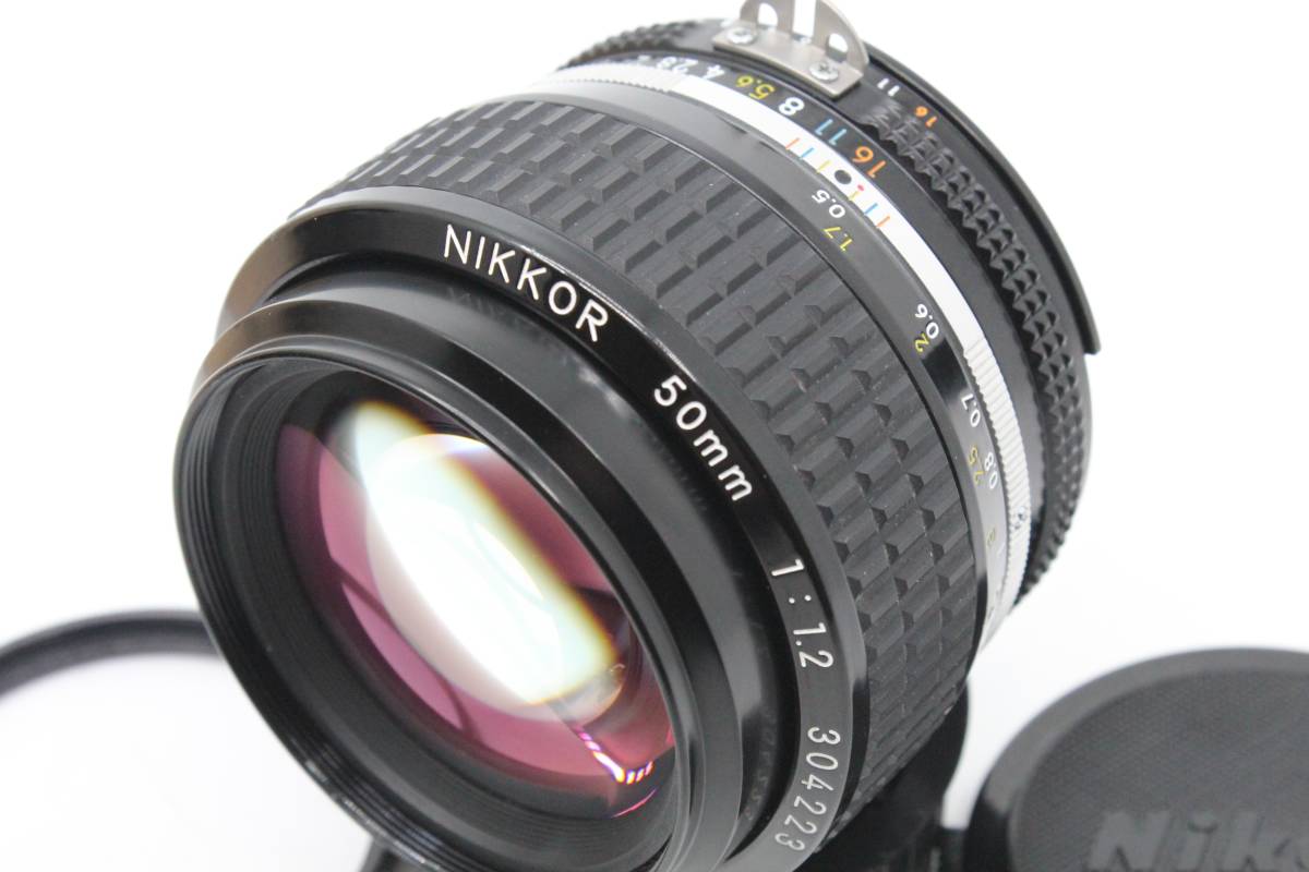 【動作確認済／極上美品】 ニコン Nikon Ai-S AIS NIKKOR 50mm F1.2 単焦点 PROTECTOR MT3714の画像1