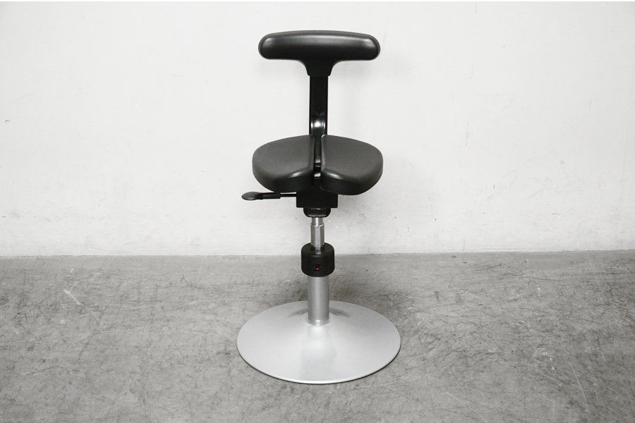 804 極美品 ayur chair(アーユル チェアー) ルナ 丸ベース ブラック