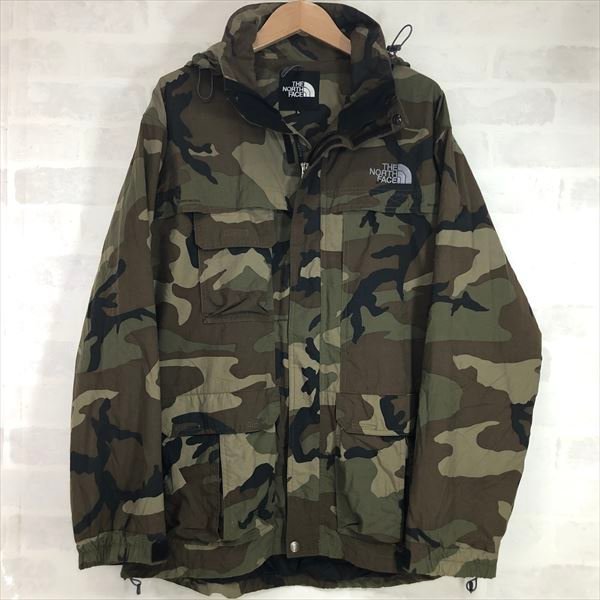 THE NORTH FACE ノースフェイス フロンティアーズパーカ NP11509 SIZE: L カモフラ マウンテンパーカー MH632023050913