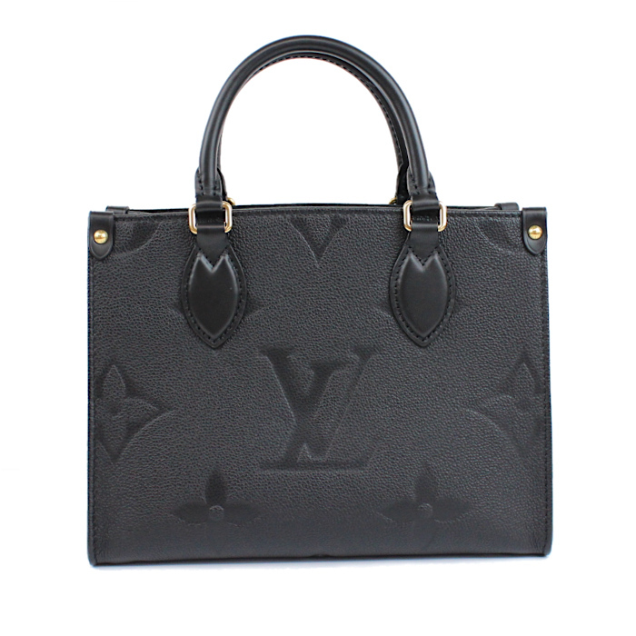 美品 ルイヴィトン LOUIS VUITTON アンプラント ブラック 黒 オンザゴーPM ハンドバッグ ショルダー 2way M45653_画像2