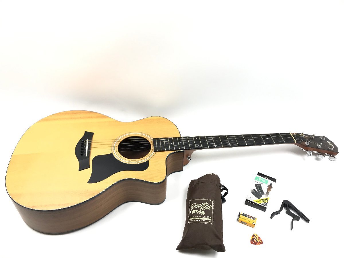 美品 TAYLOR 114ce テイラー ウォルナット エレアコ アコースティックギター ギグバッグ付き バンド 演奏 軽音 弦楽器 Y05069S 