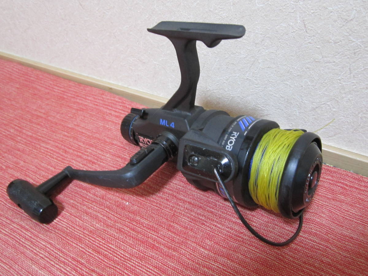 動作品!!　リョービ　RYOBI グラファイト　GRAPHITE　ML4　スピニングリール　リール　魚釣り　日本製　MADE IN JAPAN_画像3